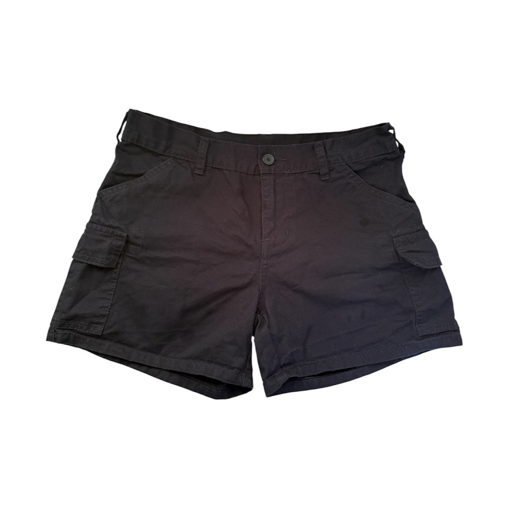 Brandy Melville Navy Cargo Shorts Womens Utility Adjustable Waist